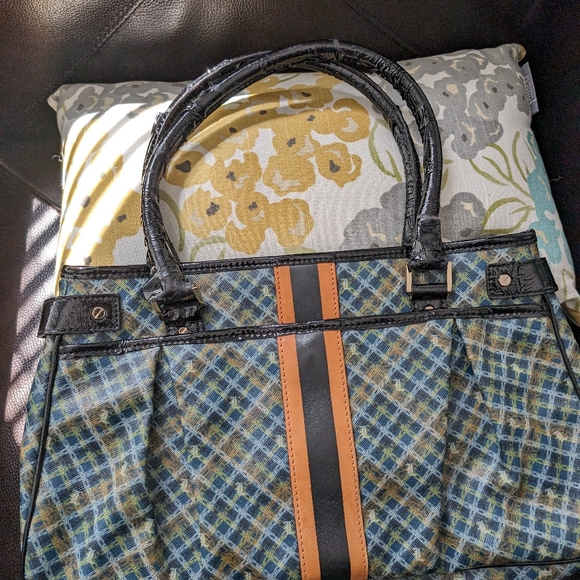 COPY - L.A.M.B canvas/leather handbag - Picture 9 of 11